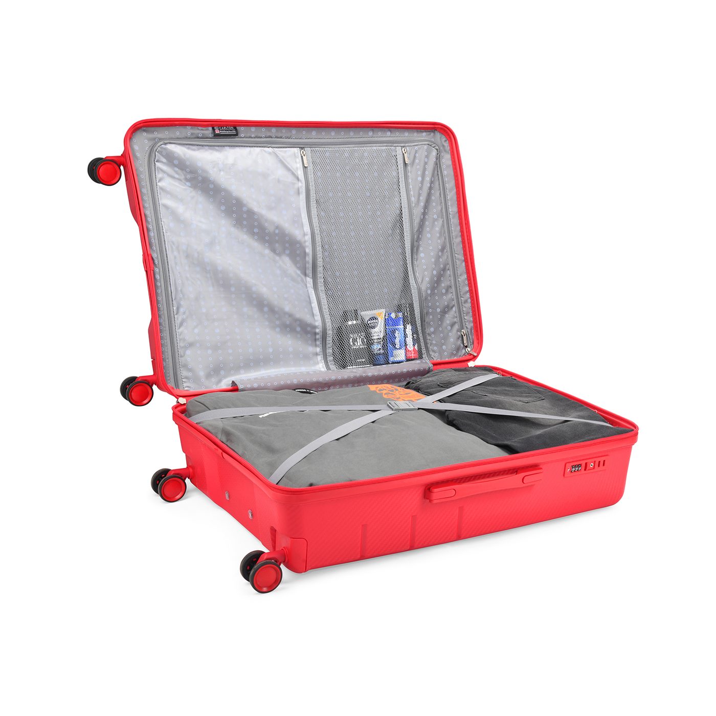 Carlton Chroma Active in Red — open