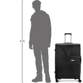 Beside a 6 ft figure