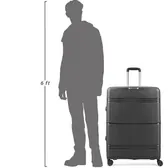 Beside a 6 ft figure