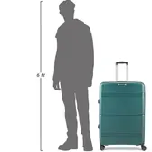 Beside a 6 ft figure