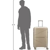 Beside a 6 ft figure