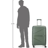 Beside a 6 ft figure