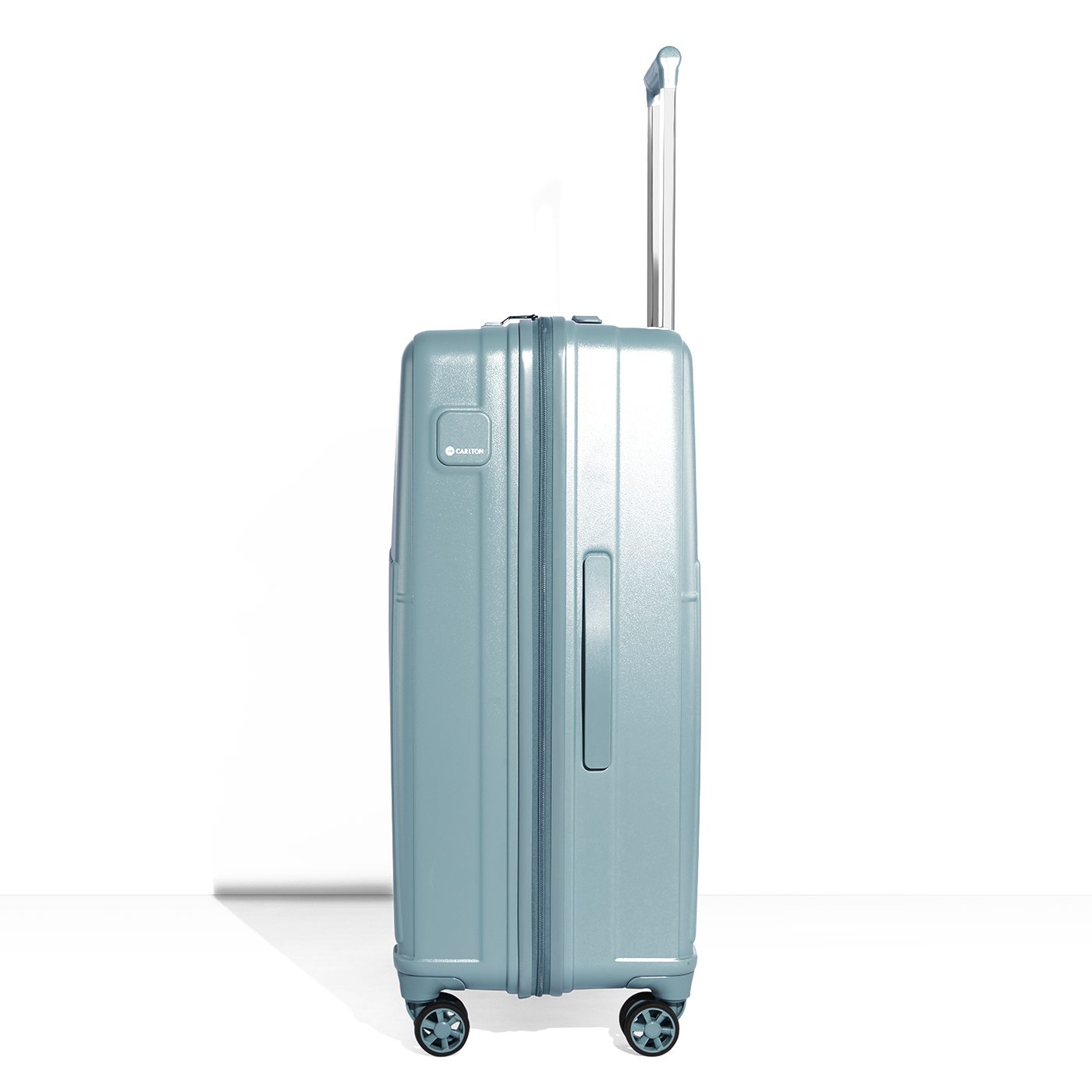 Carlton Yorkshire in Light Green — side, handle extended